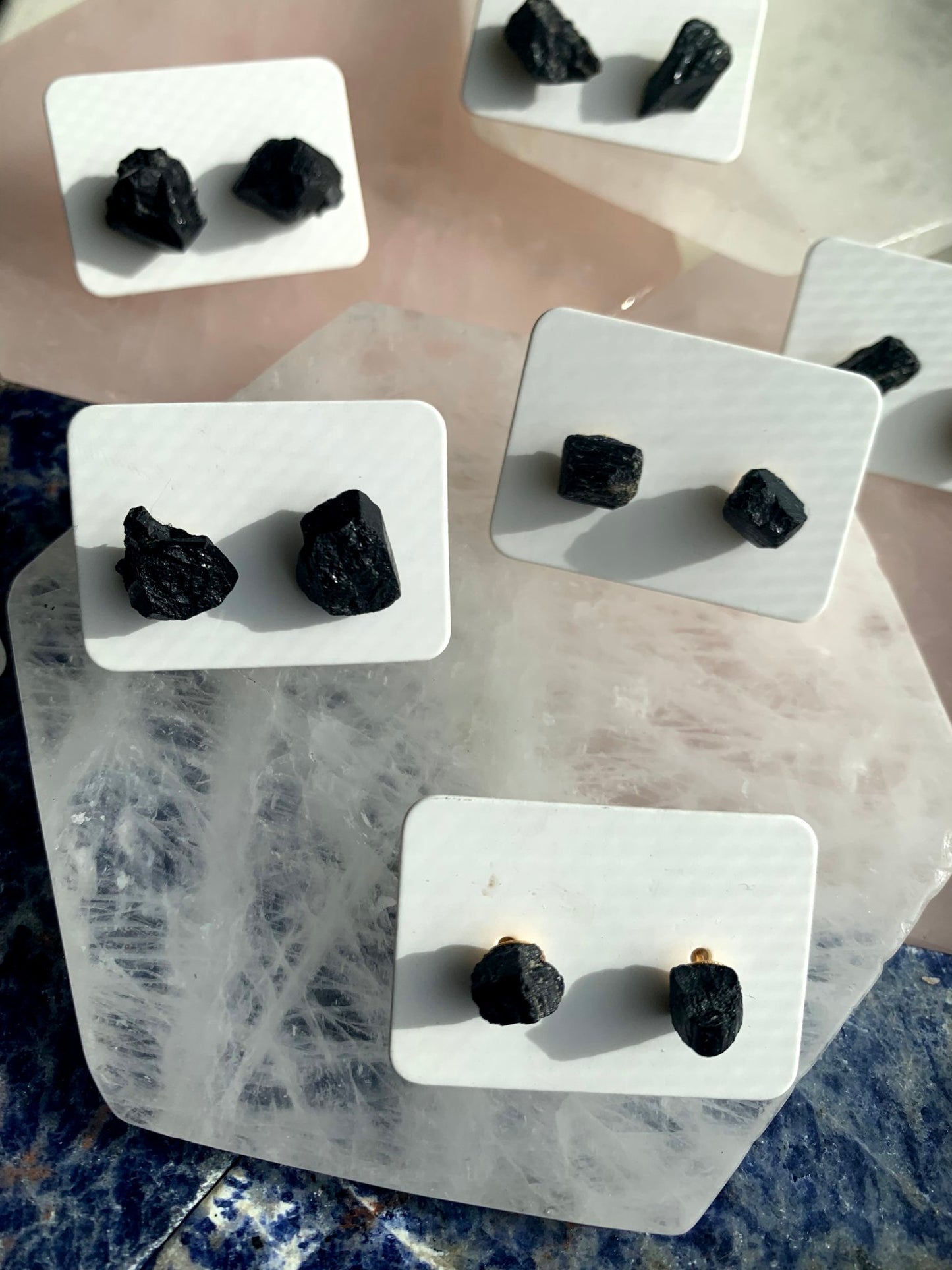 Black Tourmaline Earrings