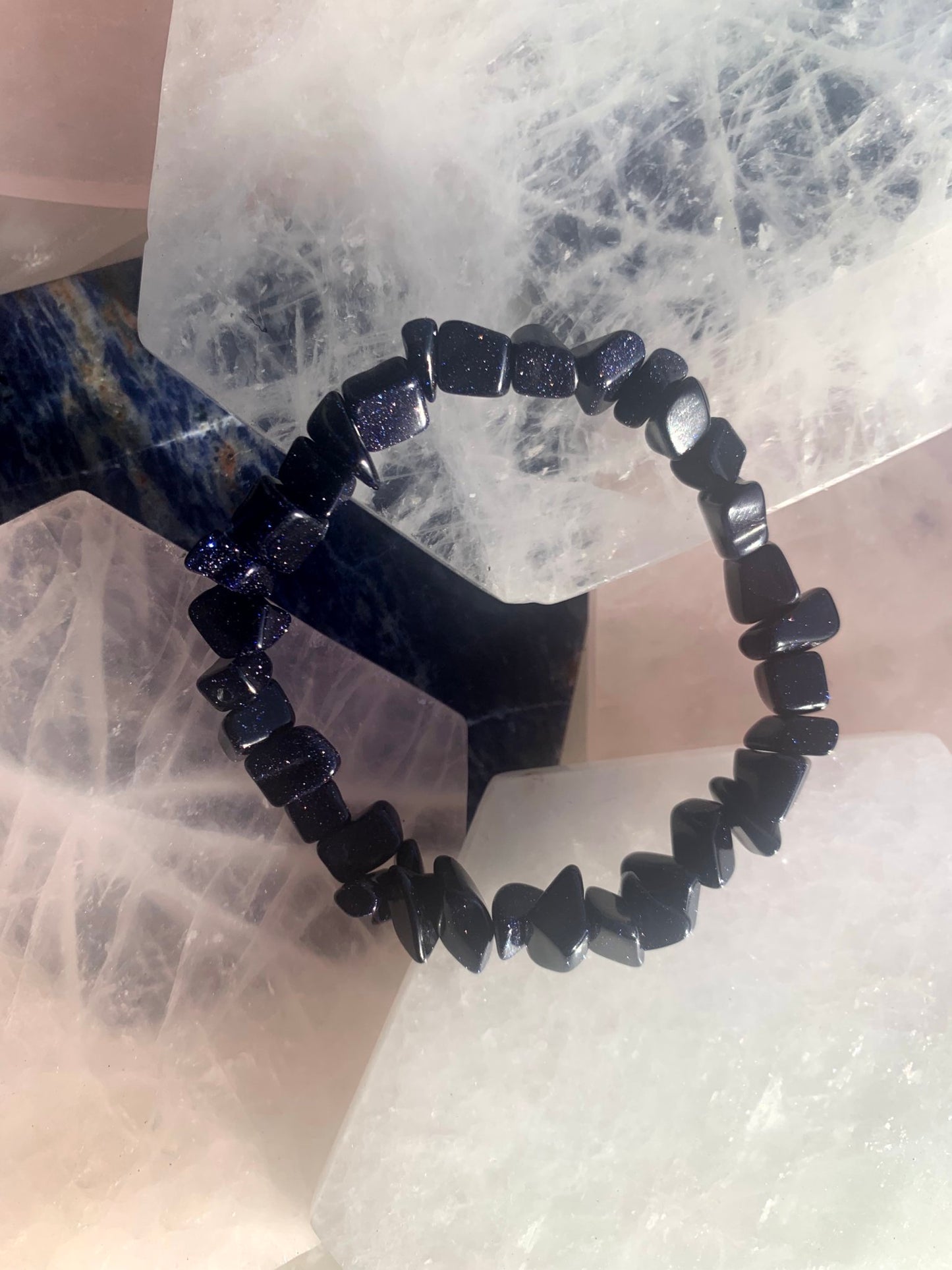 Blue Sandstone Bracelet