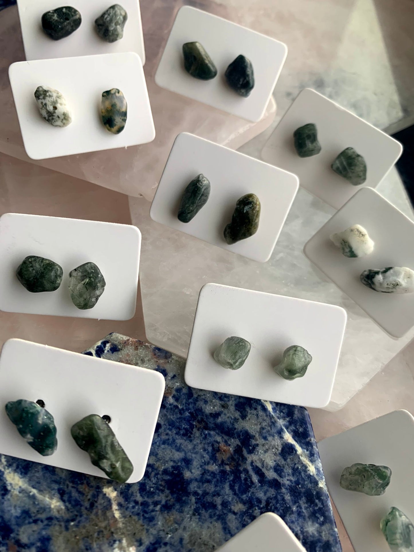 Moss Agate Earrings
