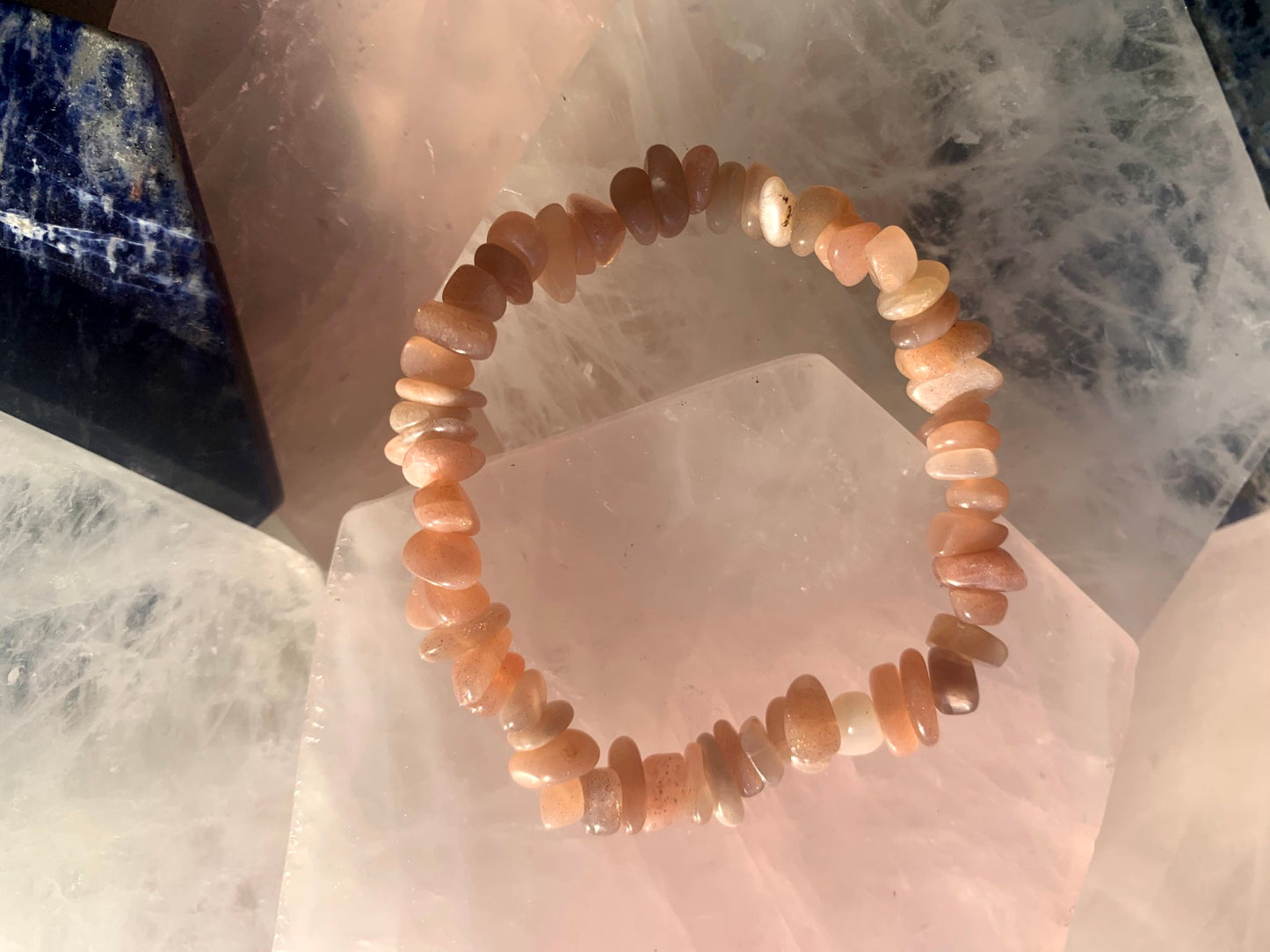 Peace Moonstone Bracelet