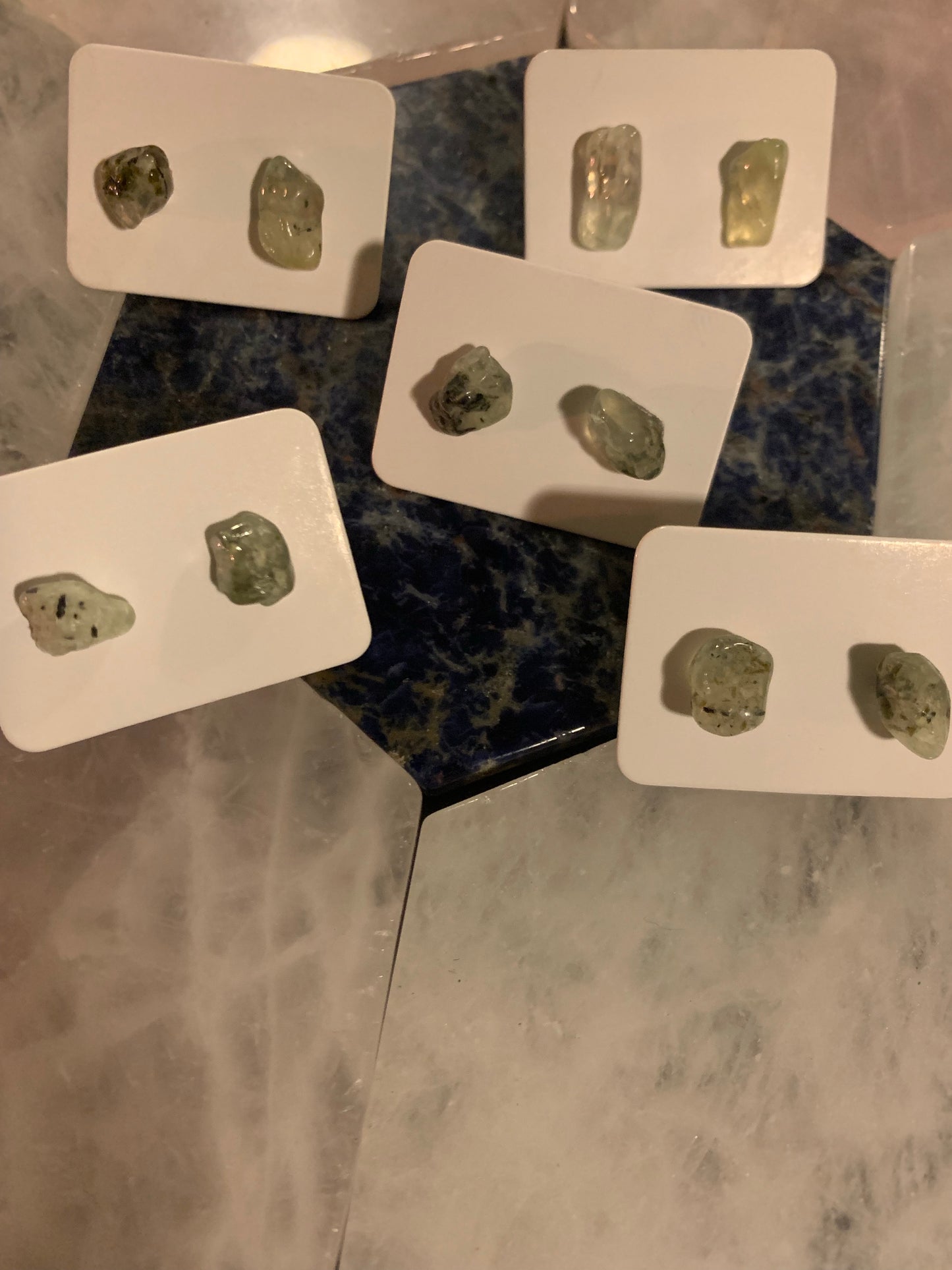 Prehnite Earrings