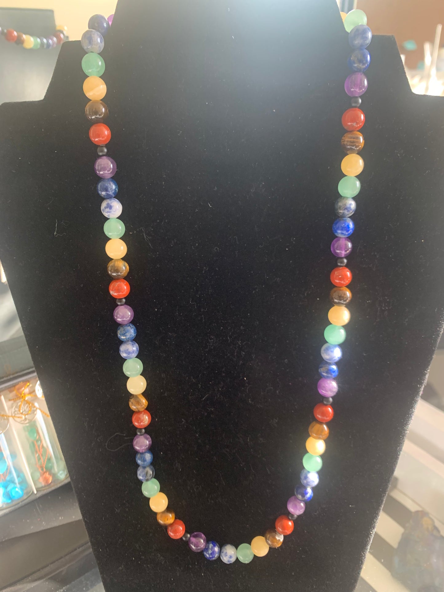 7 Chakra Crystal Necklace