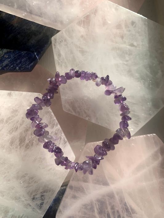Amethyst Anklet