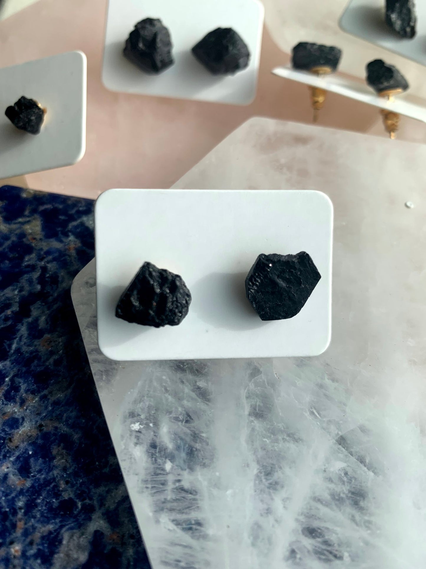 Black Tourmaline Earrings