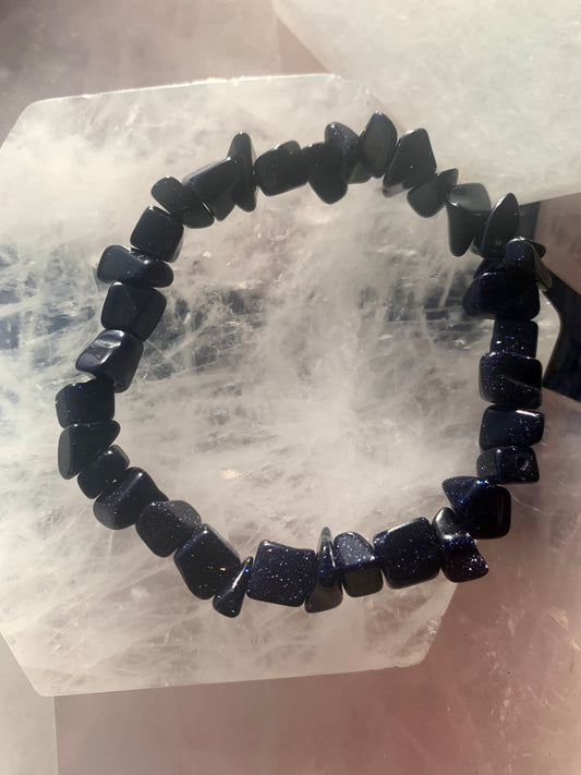 Blue Sandstone Bracelet
