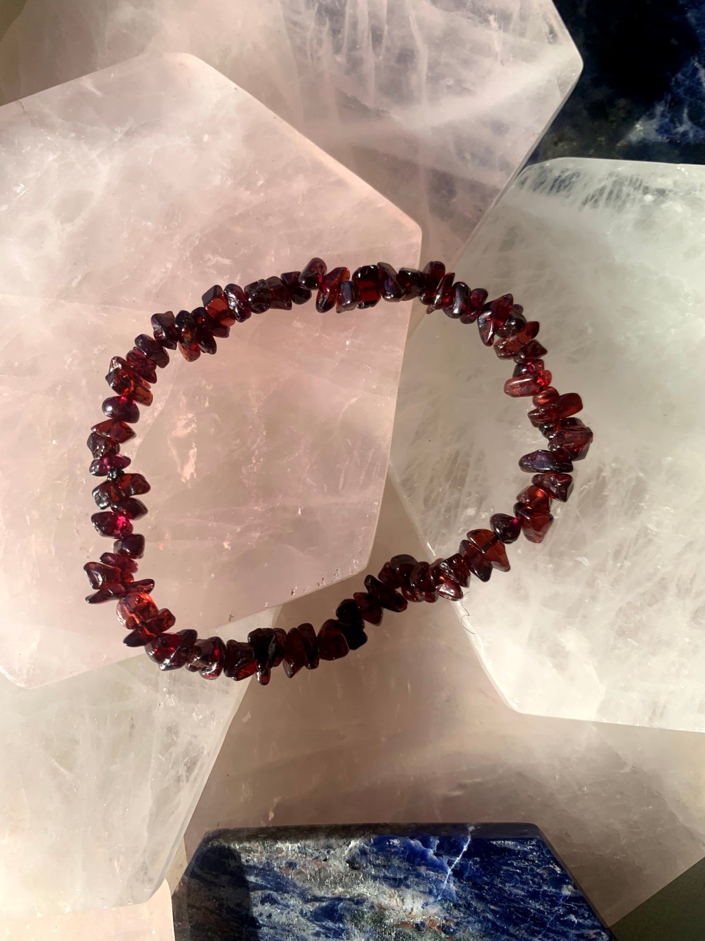 Garnet Anklet