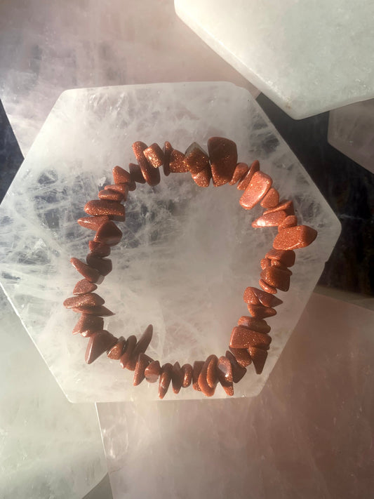 Gold Sandstone Bracelet