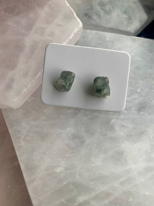 Moss Agate Earrings