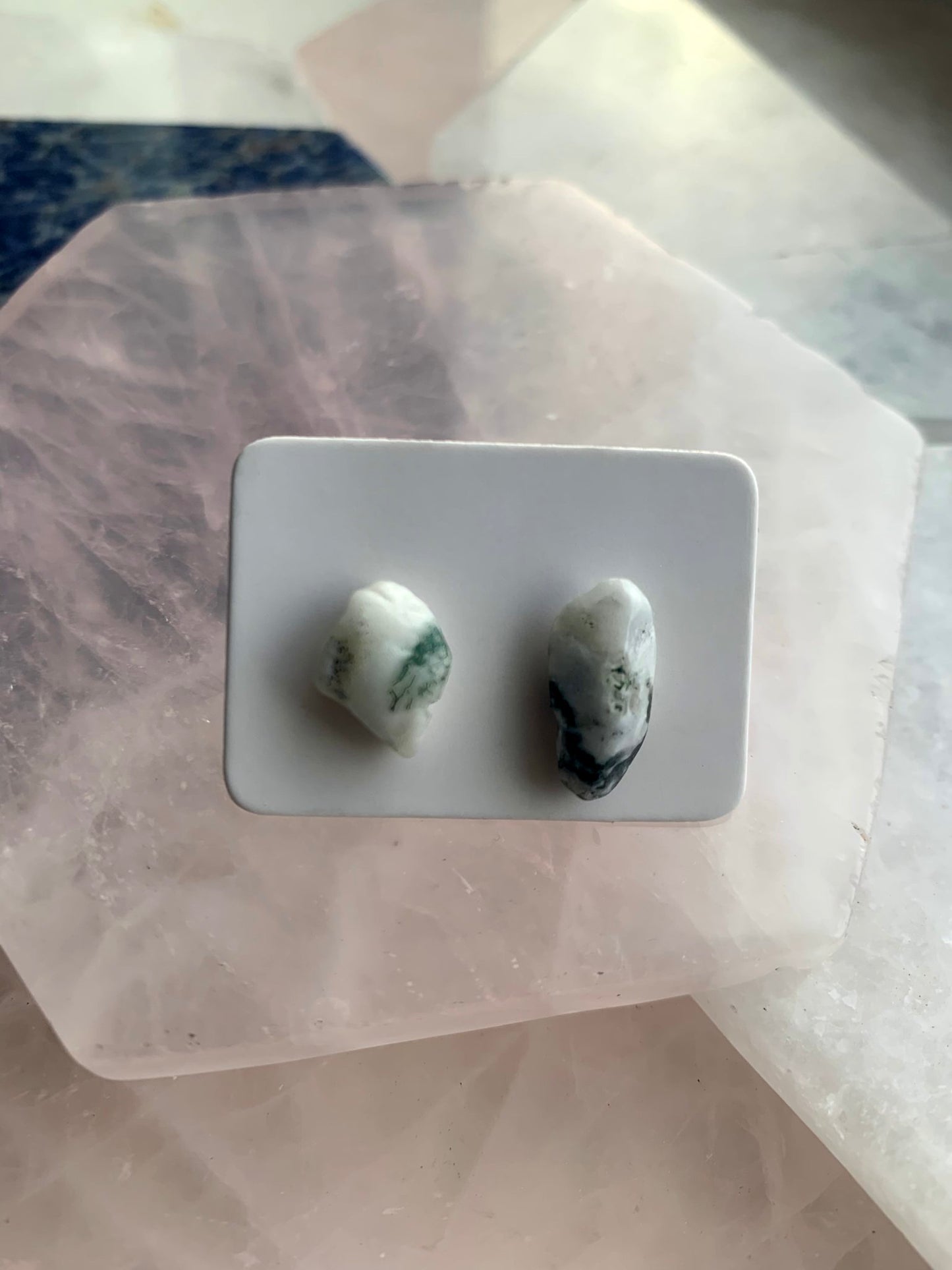 Moss Agate Earrings