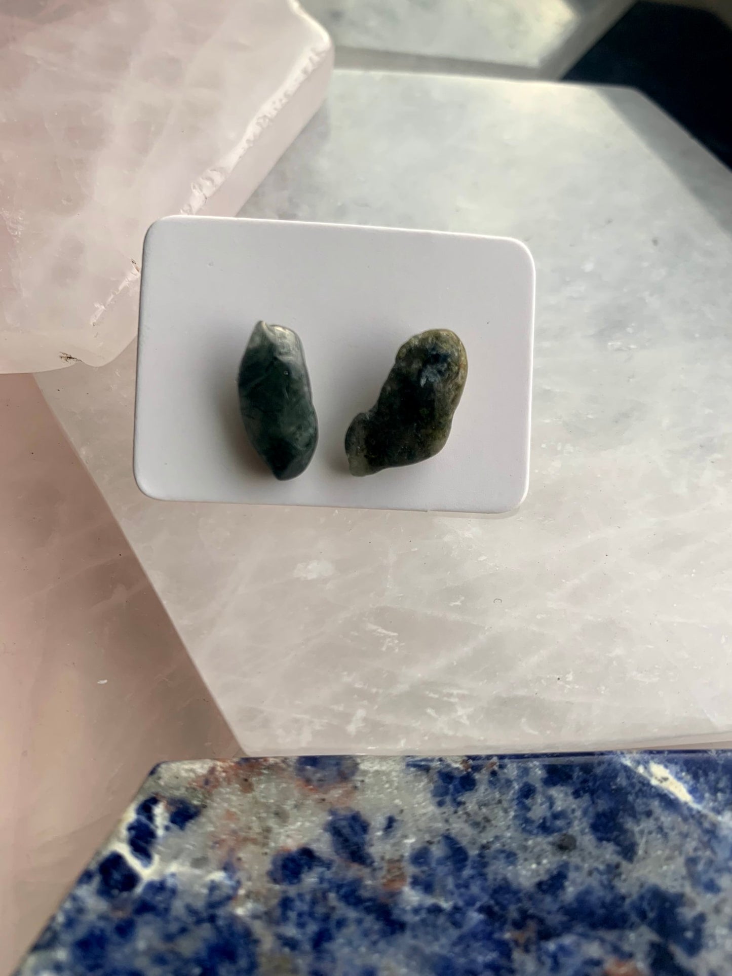 Moss Agate Earrings
