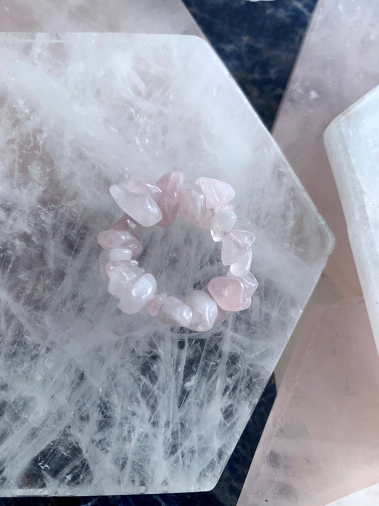 Rose Quartz Ring