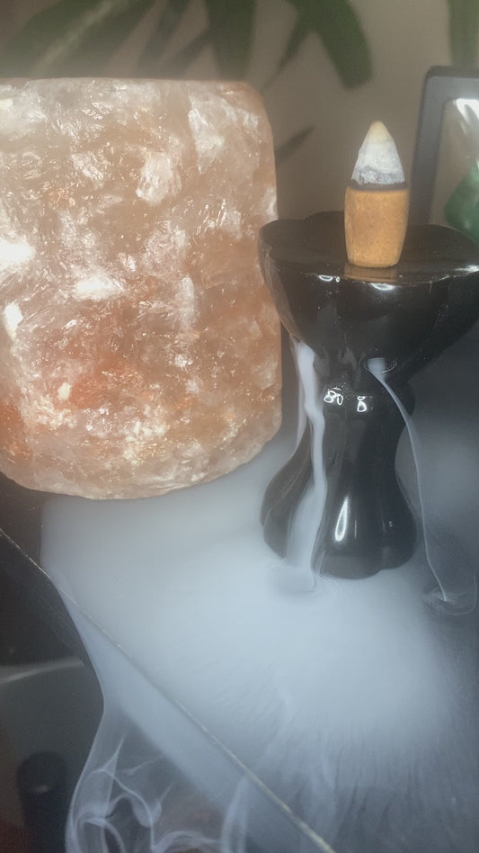 Lotus Flower Backflow Cone Incense Burner