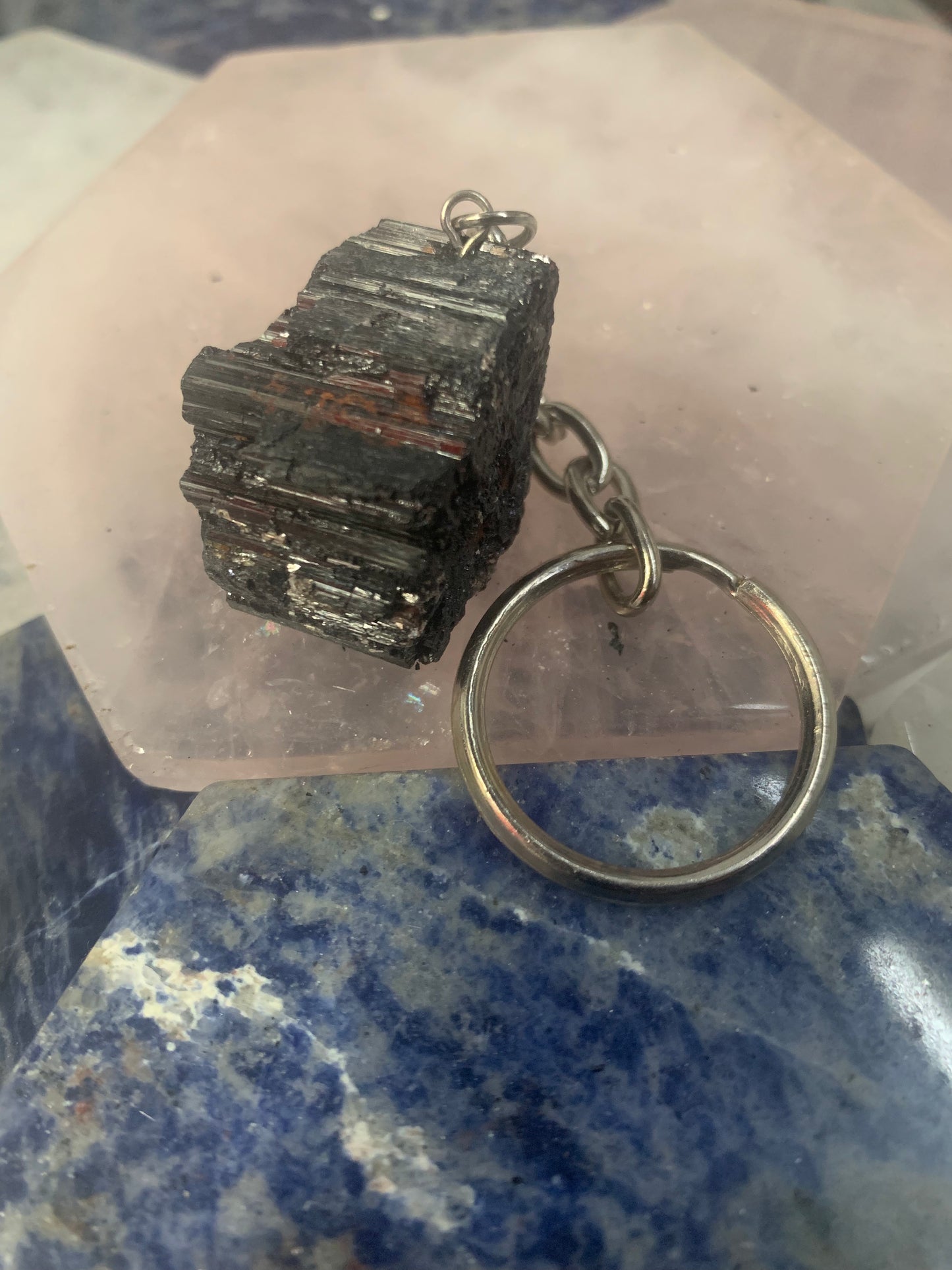 Black Tourmaline Keychain