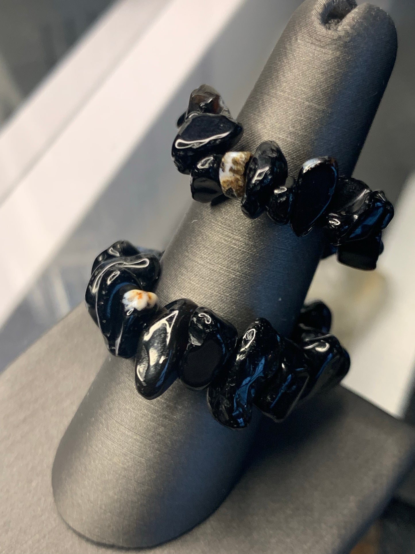 Black Agate Ring