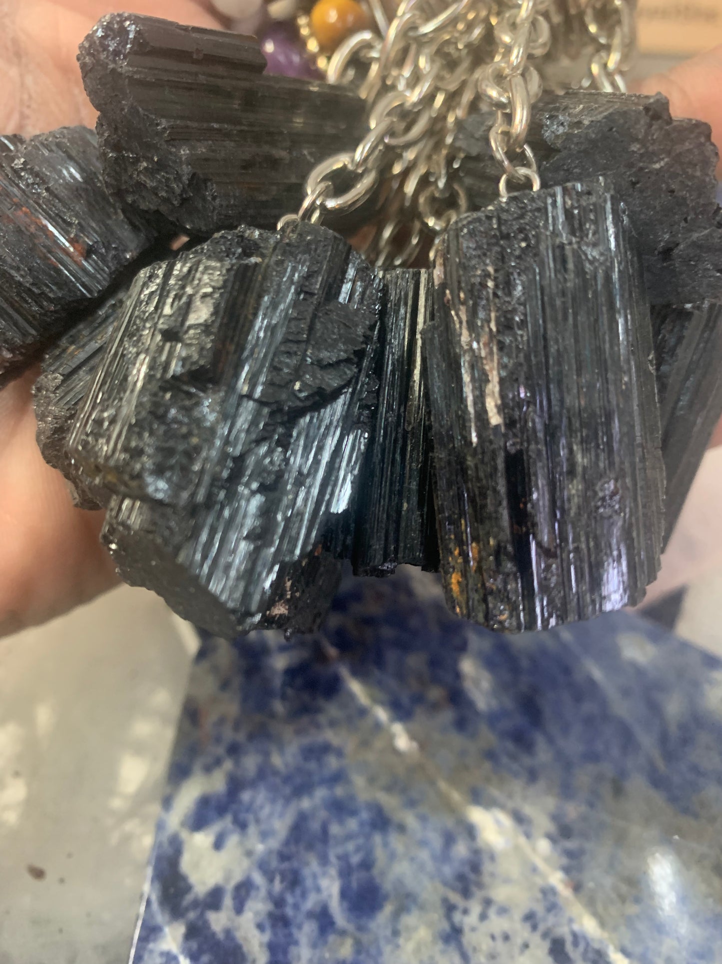 Black Tourmaline Keychain