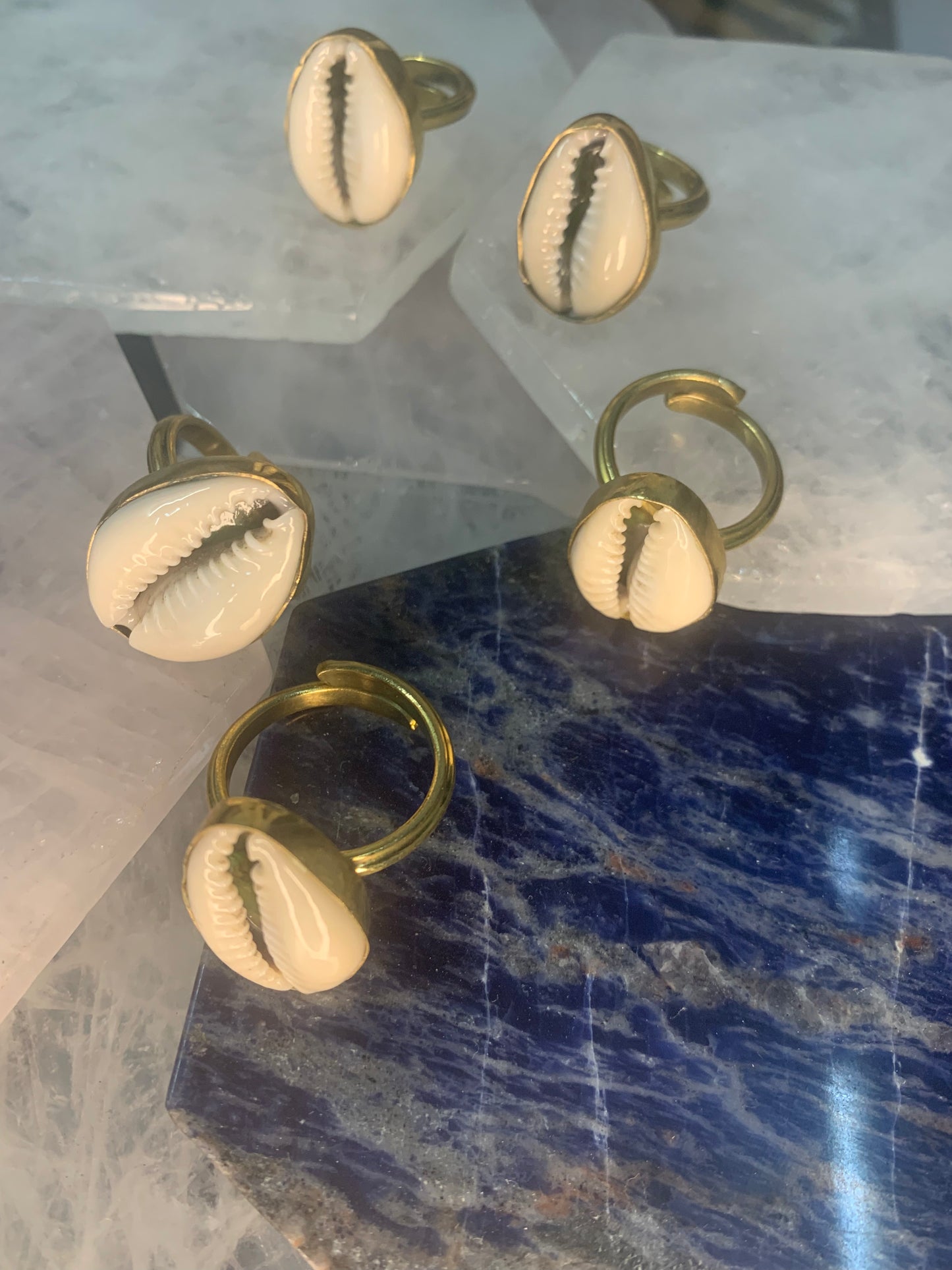 Cowrie Shell Ring