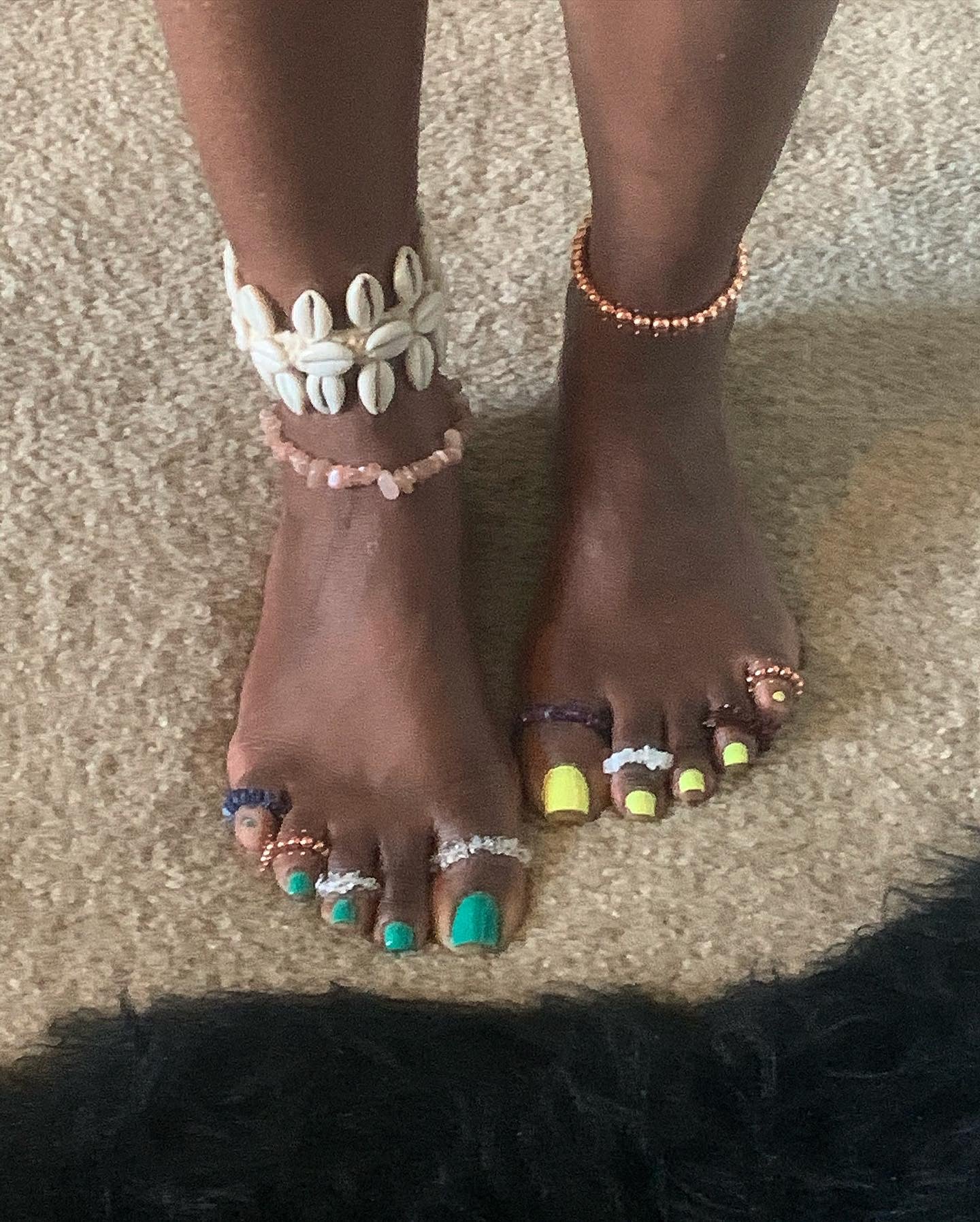 Lapis Lazuli Toe Ring