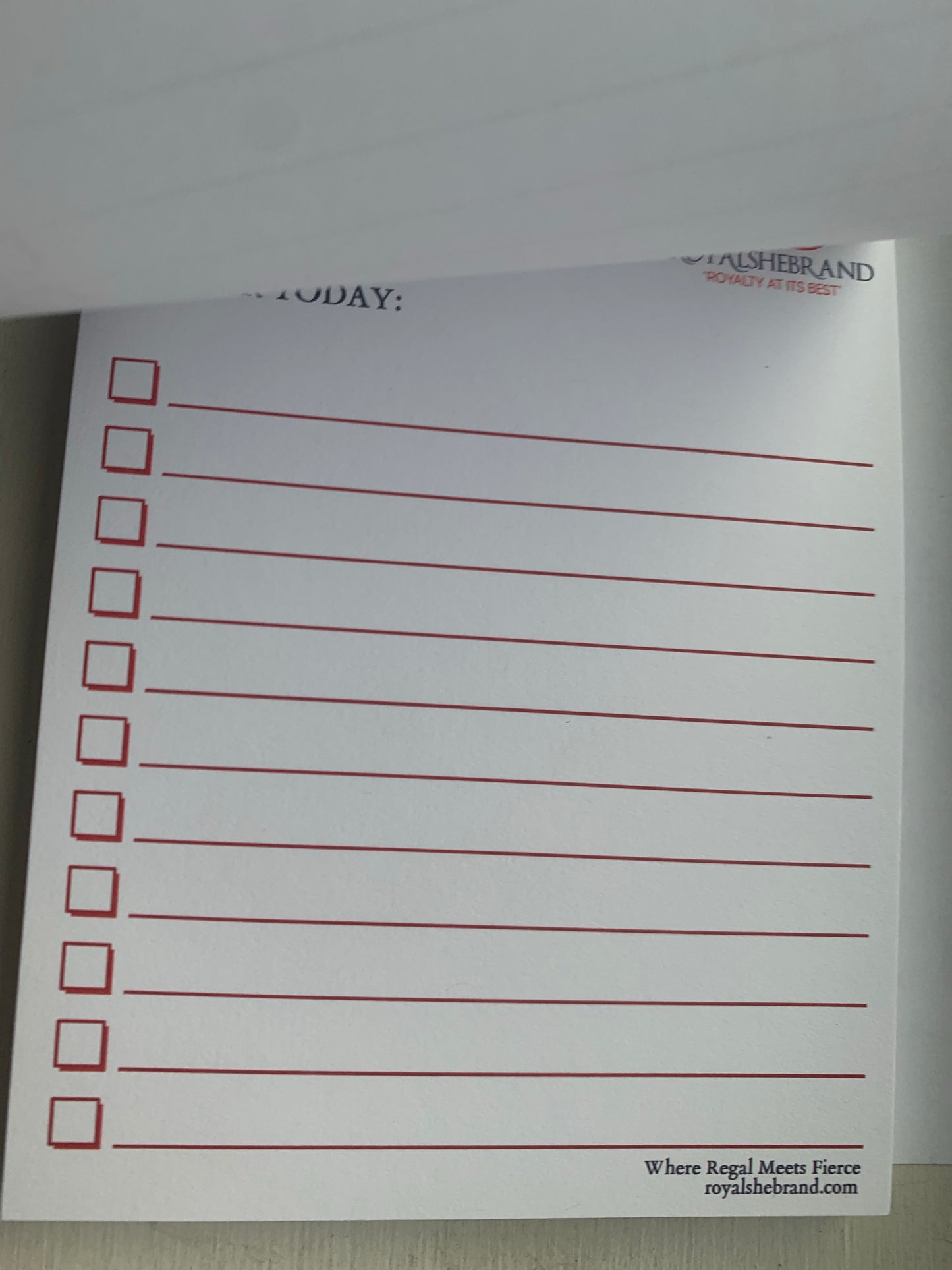 Notes To Self NotePad