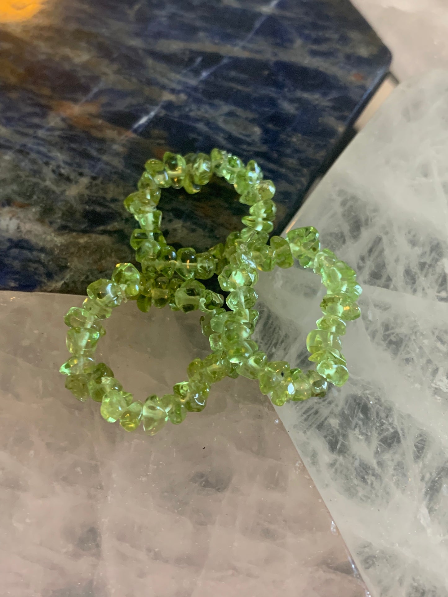 Peridot Toe Ring