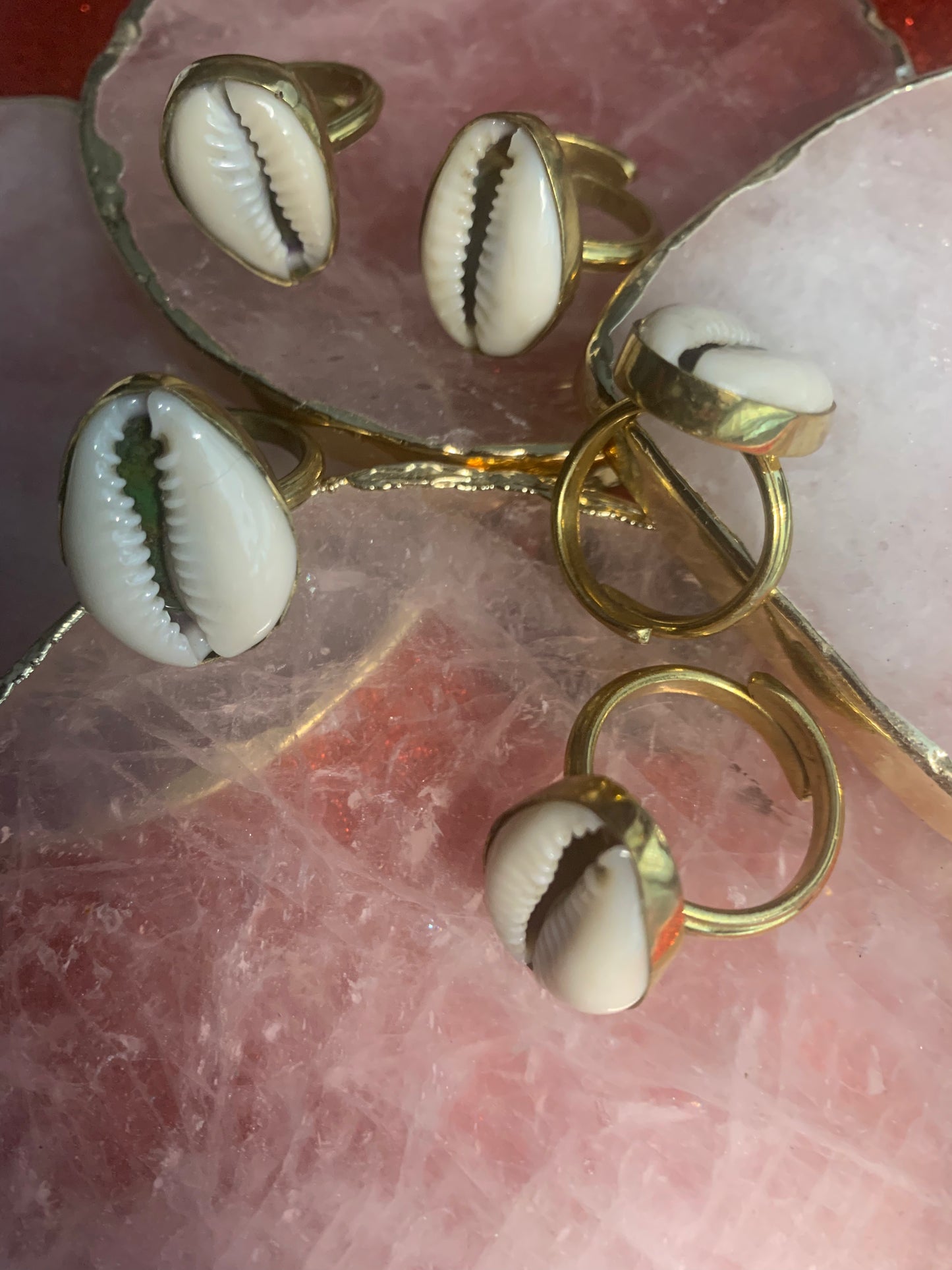 Cowrie Shell Ring