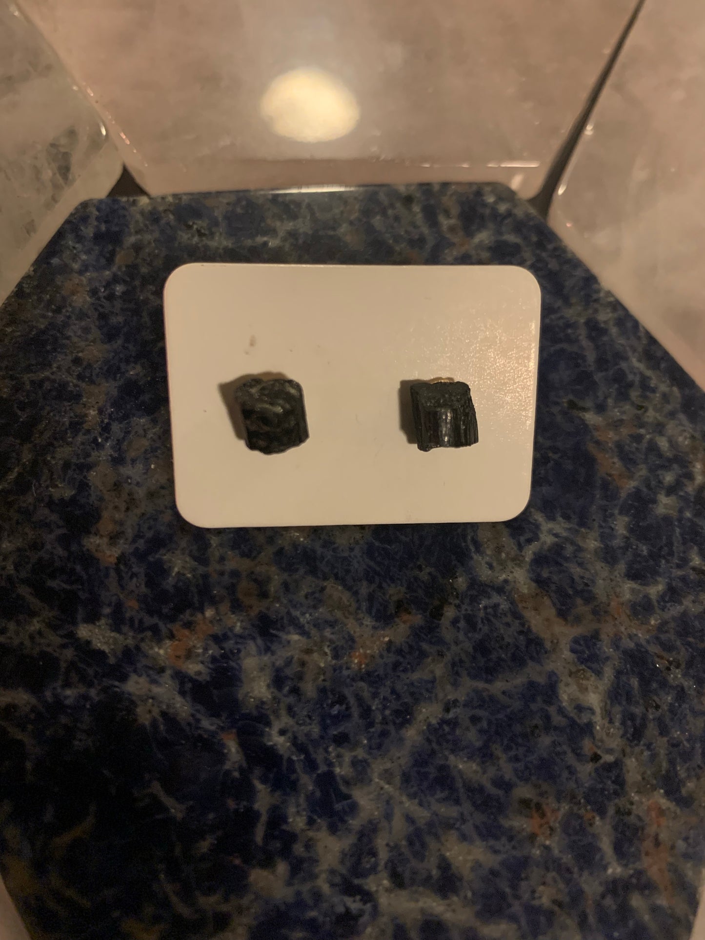 Black Tourmaline Earrings