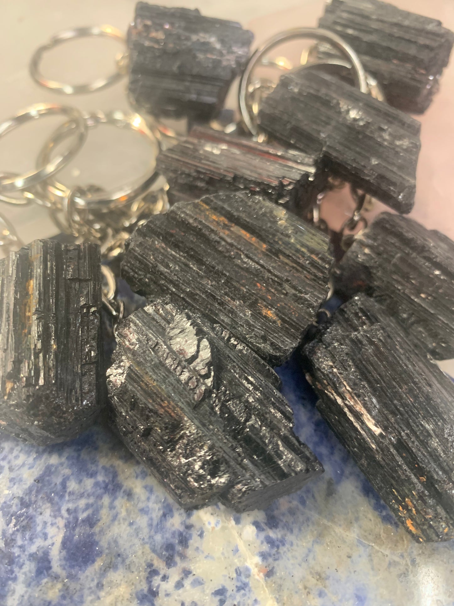 Black Tourmaline Keychain