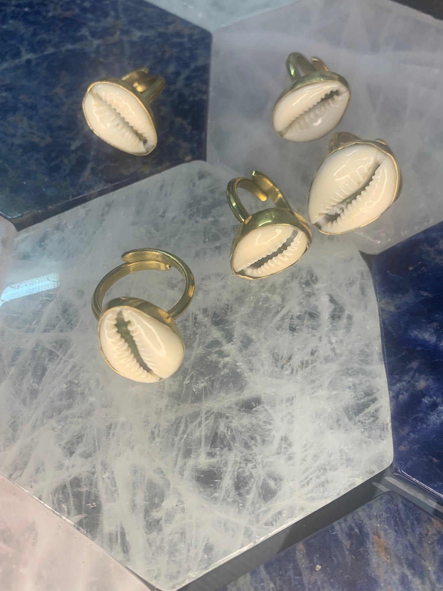 Cowrie Shell Ring